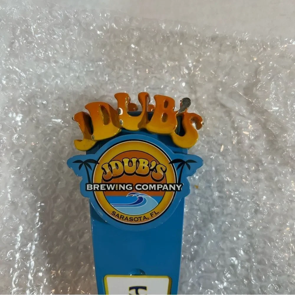 JDub's Brewing Company Poolside Kolsch beer tap handle